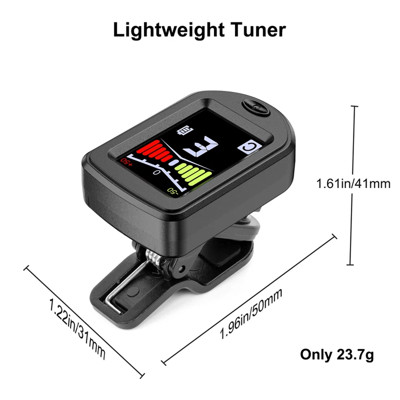 GT20 Guitar Tuner Size GT20 Guitar Tuner Size
